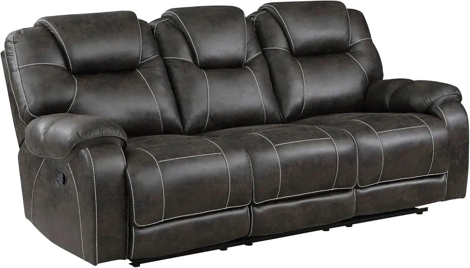 Recife 2-Piece Reclining Living Room Sofa Set Chocolate from PriceLows™