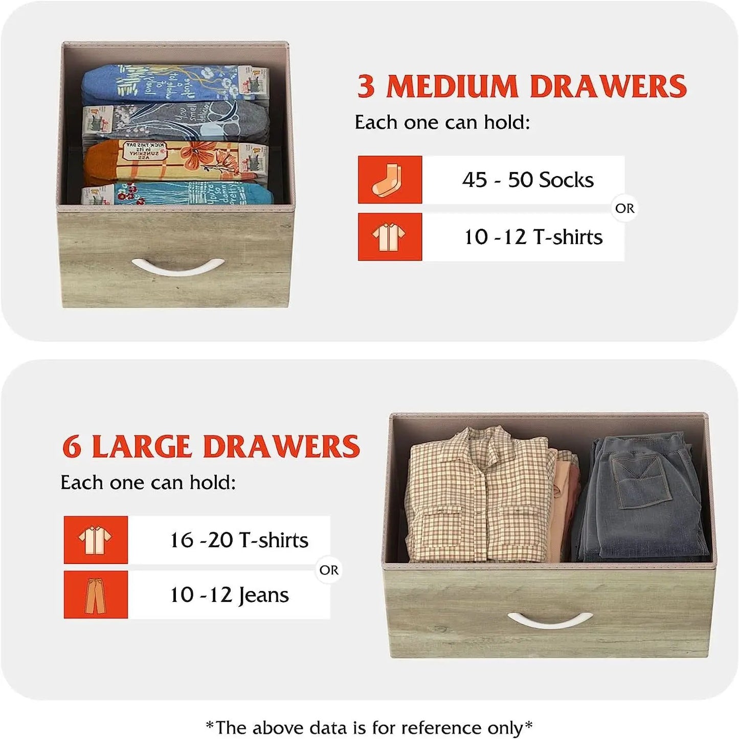 Fabric Storage Tower With Nine Drawers Greige For Bedrooms And Nurseries from PriceLows™