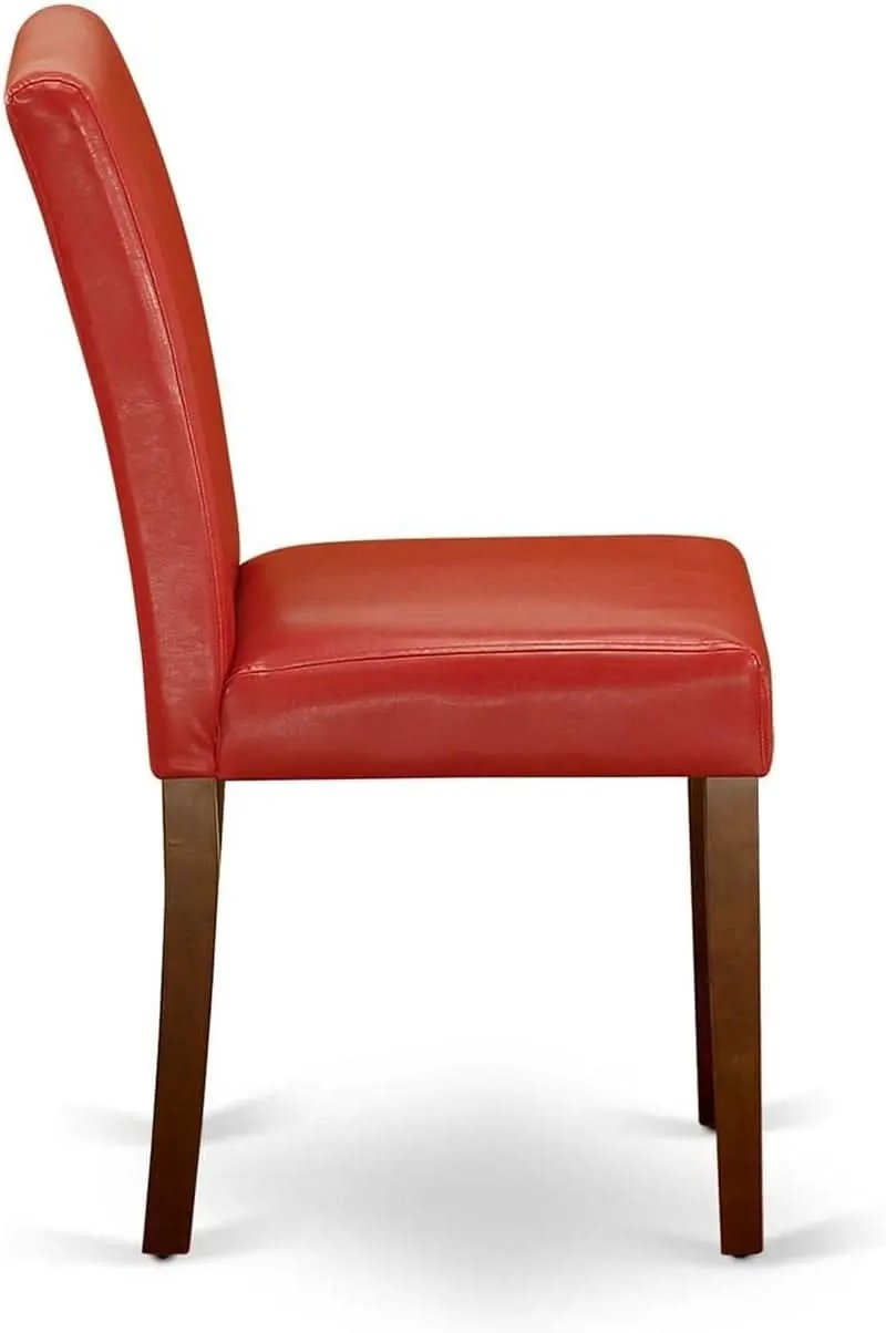 Firebrick Red Padded Dining Chairs For Dining Room from PriceLows™