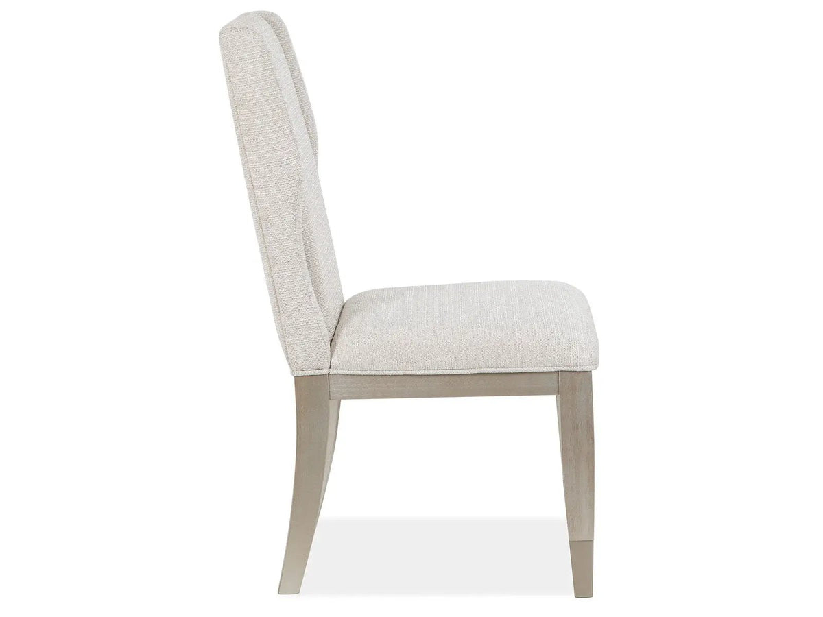 Lenox Host Side Chairs | Set Of 2 | Acadia White | Cathedral White Oak Veneer