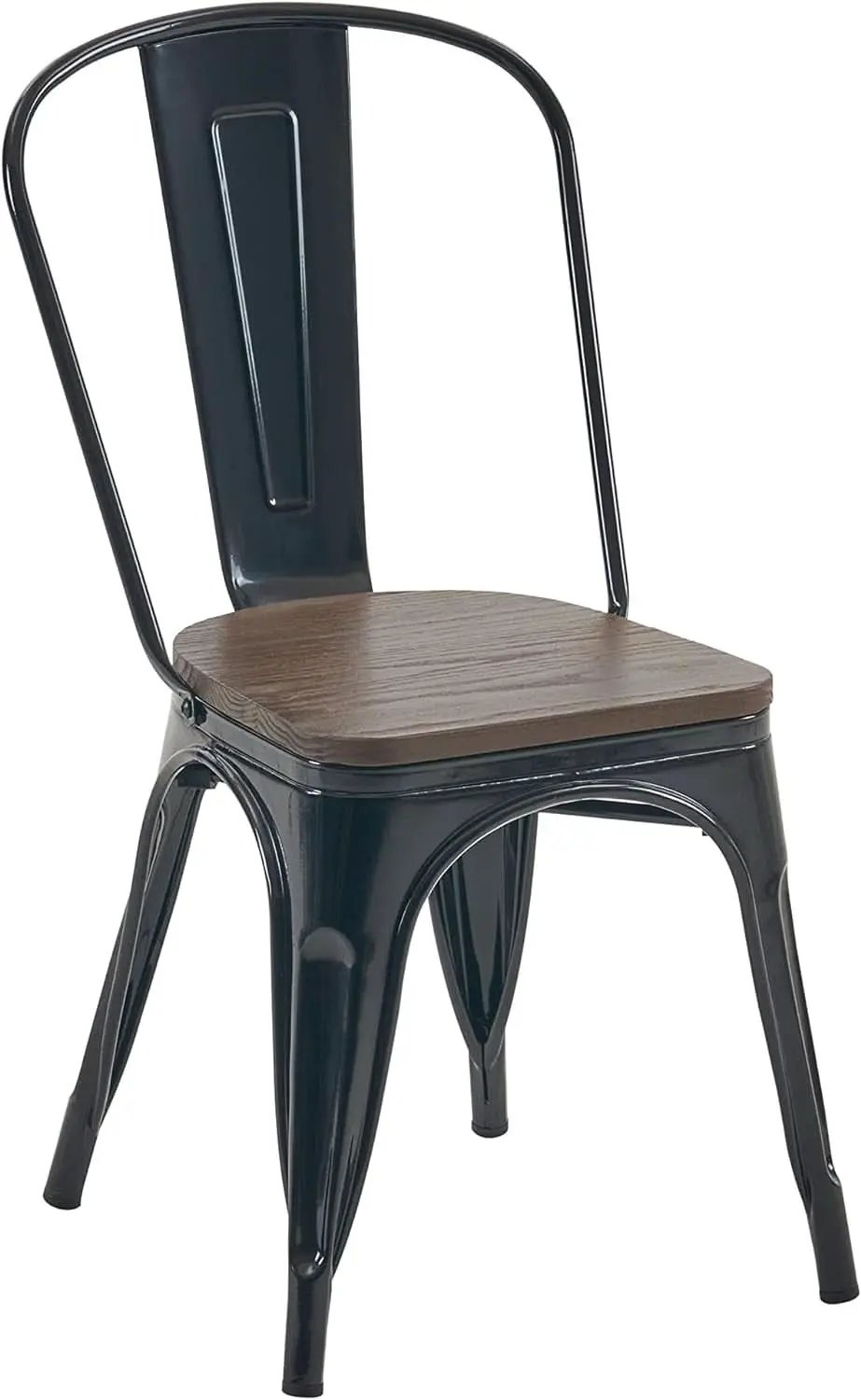 Stackable Metal Dining Chair 18 Inch For Kitchen Use from PriceLows™