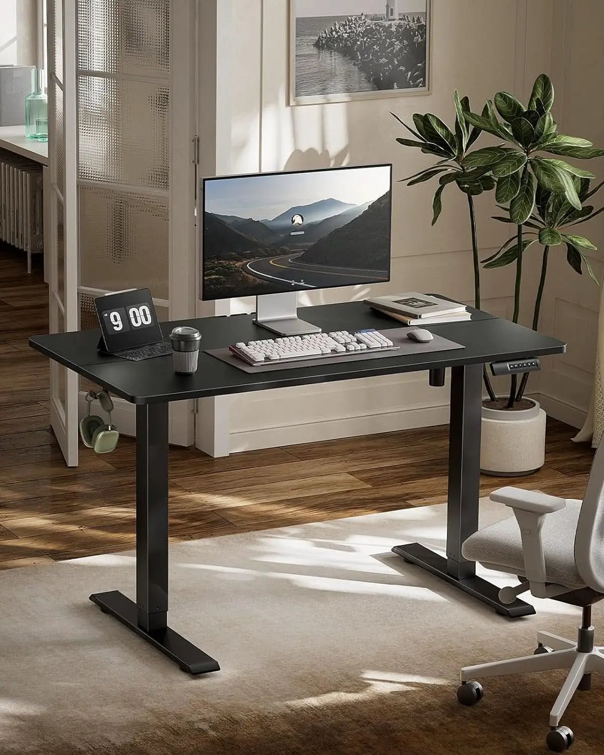 Electric Adjustable Standing Desk 48x24 With Memory Presets from PriceLows™