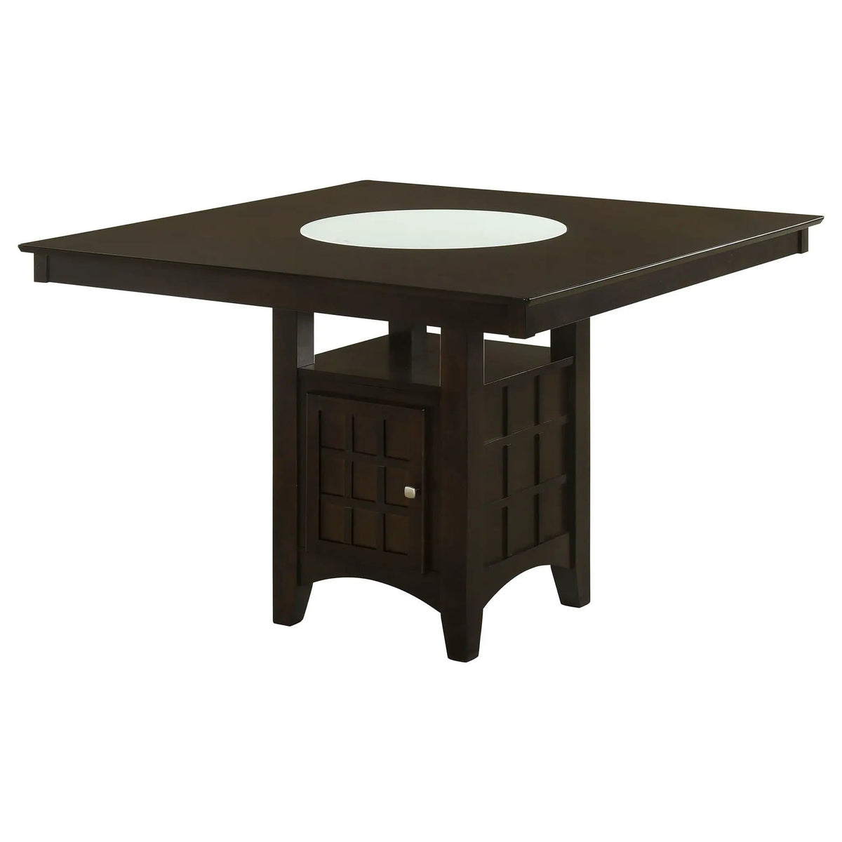 Gabriel 5-piece Square Counter Height Dining Set | 5-Piece Set | Rubberwood & Engineered Wood | Cappuccino