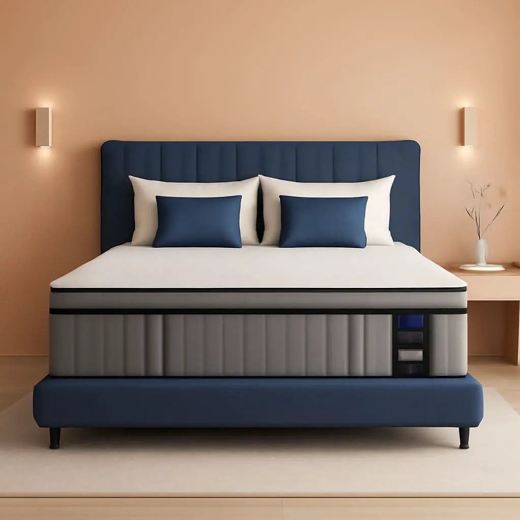 King Size Gel Memory Foam Pocket Spring Hybrid Mattress from PriceLows™
