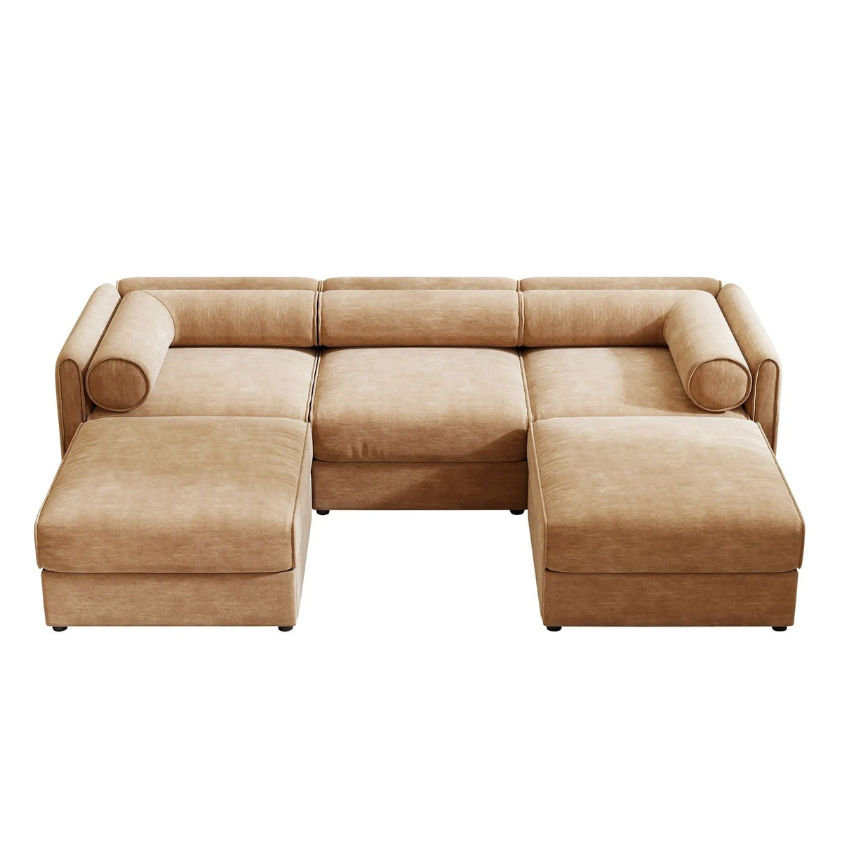 Contemporary Elegant Sofa With Storage And Ottoman 2 Piece Living Room Set | 2 Piece Living Room Set | Living Room Furniture | Living Room