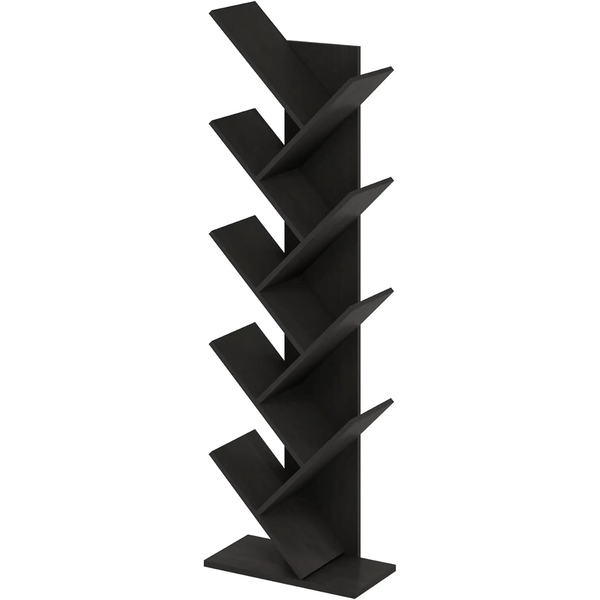 Bookshelf 9 Tier Floor Standing Tree Bookcase Espresso from PriceLows™