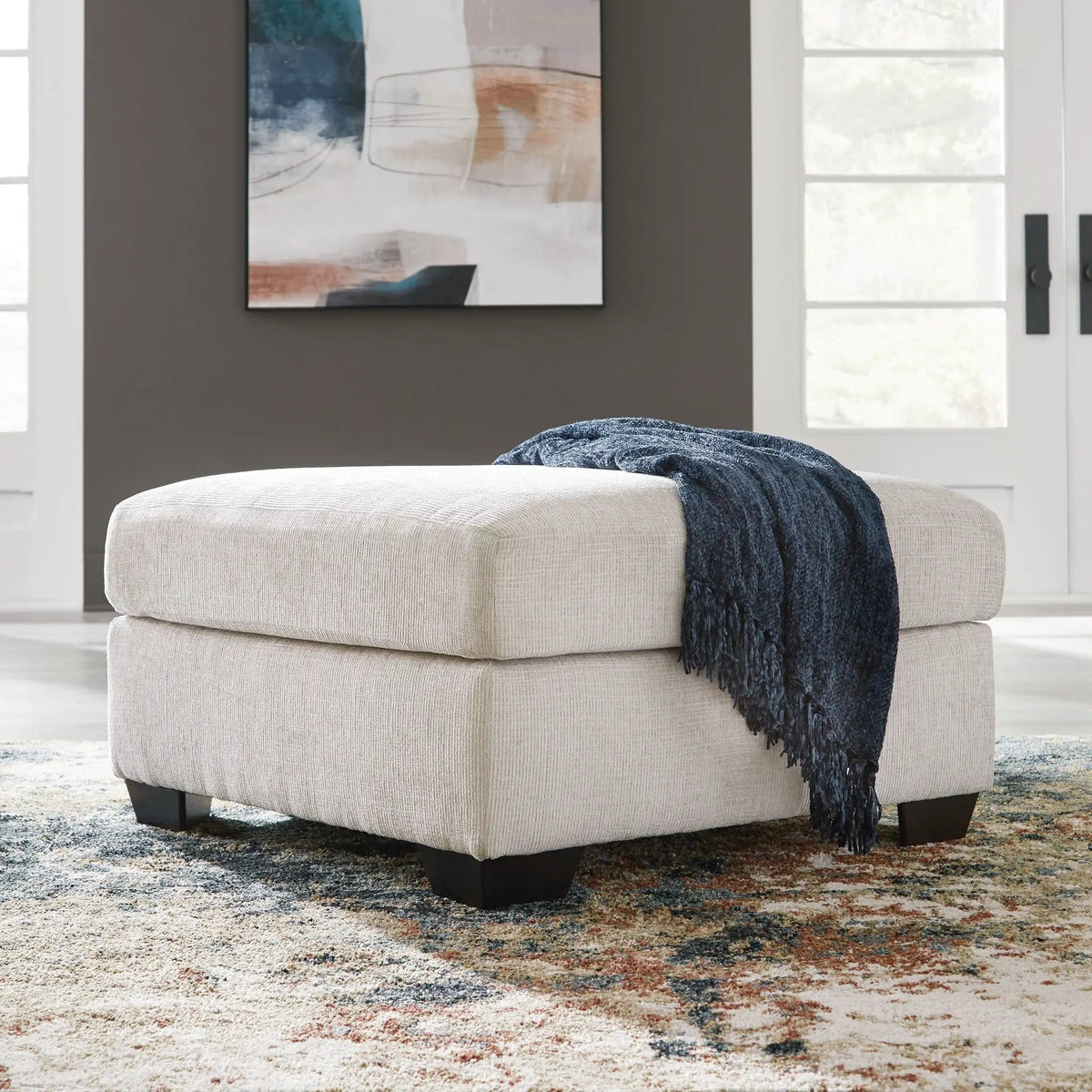 Aviemore Oversized Accent Ottoman | 3 Pieces | Living Room Furniture | Living Room