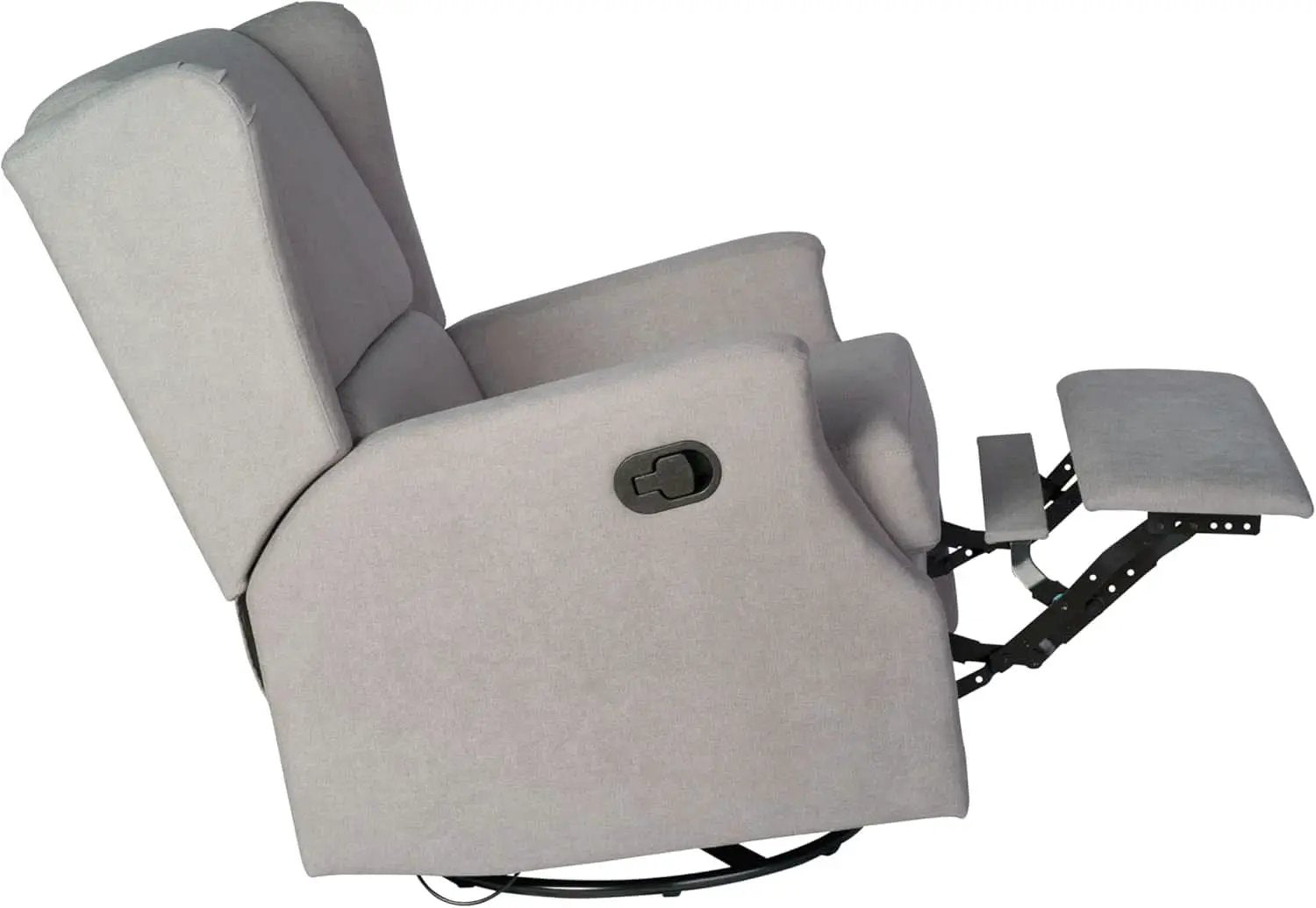 Omma Swivel Glider Rocking Recliner 360 Degree Swivel Light Gray from PriceLows™