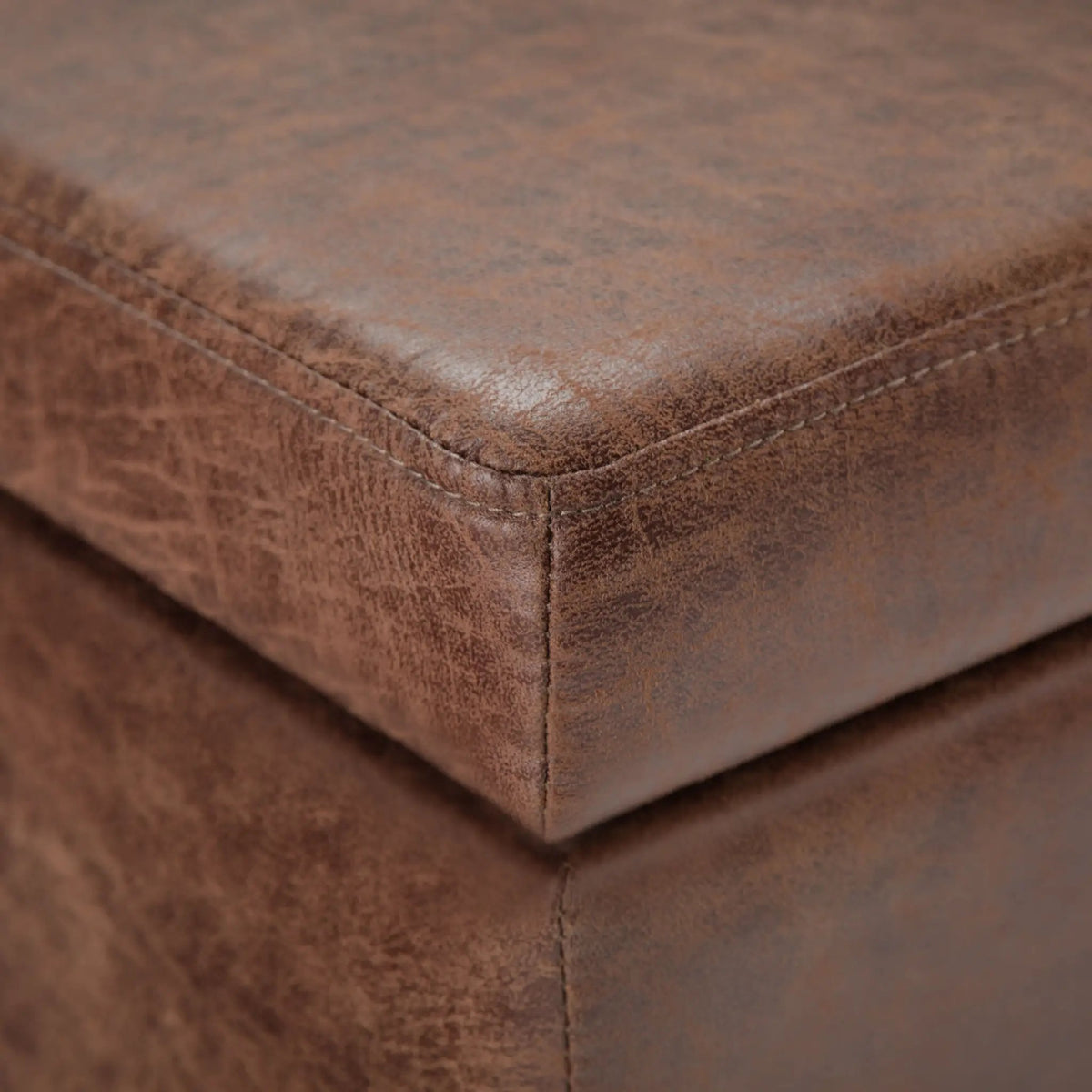 Storage Ottoman Bench | Solid Wood Frame | High Density Foam