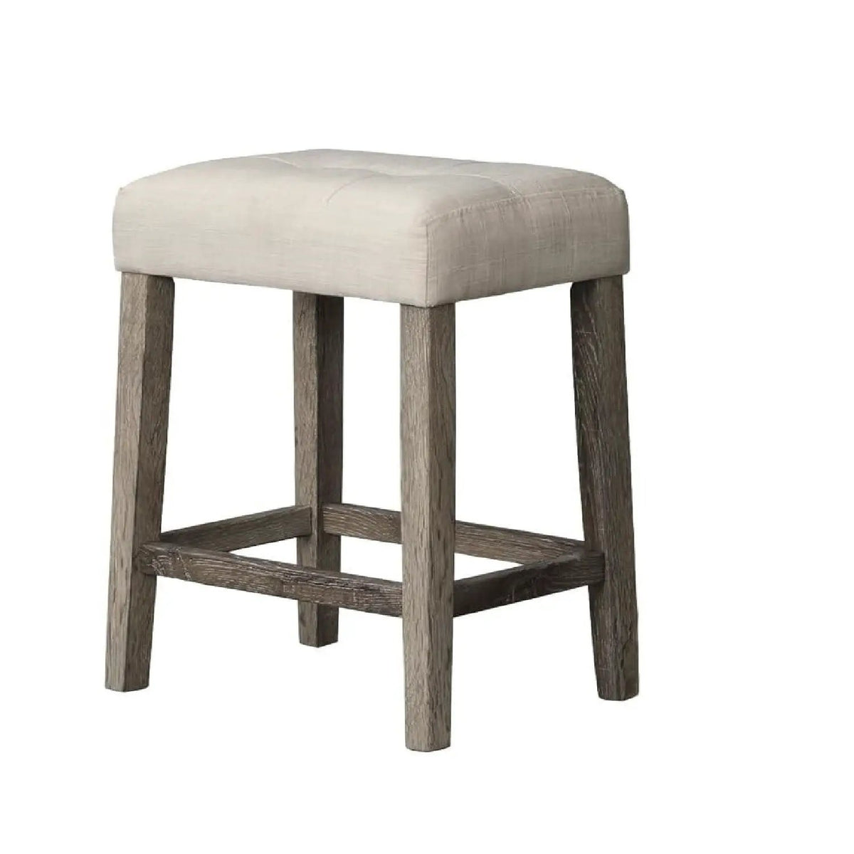 Backless Counter Stool | Transitional | Upholstered | Set Of 2