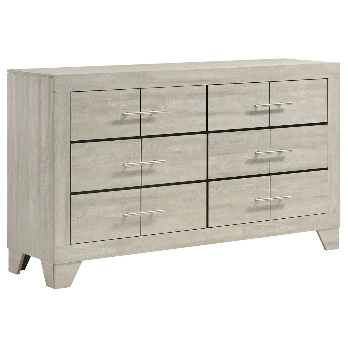 Trenton 4-piece Eastern King Bedroom Set Rustic | 4-Piece Set | Metal & Veneer | Cream