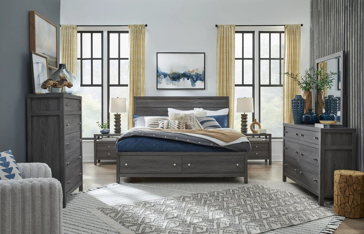 Merrifield Portrait Mirror | 2 Pieces | Oak Veneer | Home