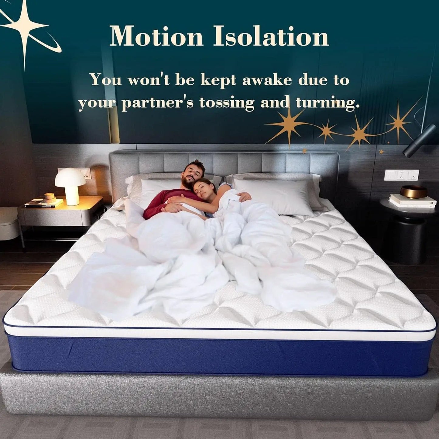 Queen Hybrid Mattress Featuring Pocket Springs GelMemoryFoam from PriceLows™