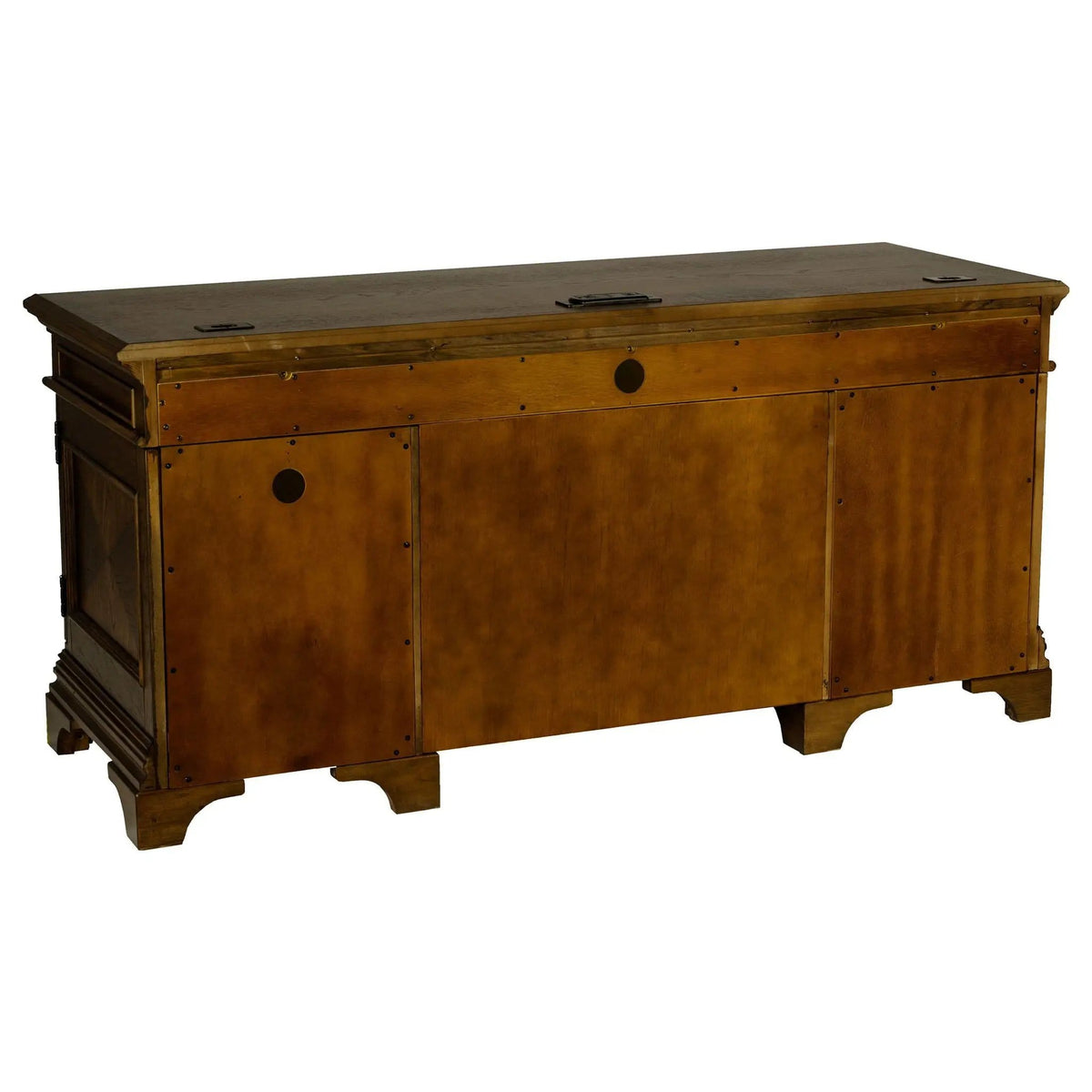 Hartshill 66-inch 5-drawer Credenza Office Desk Burnish | 66 x 24 x 31.25 in | 5-Drawer | Oak
