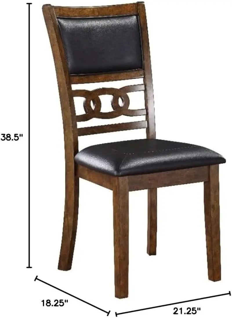 Gia Dining Chairs Set Of 2 Brown Dining Room Seating from PriceLows™
