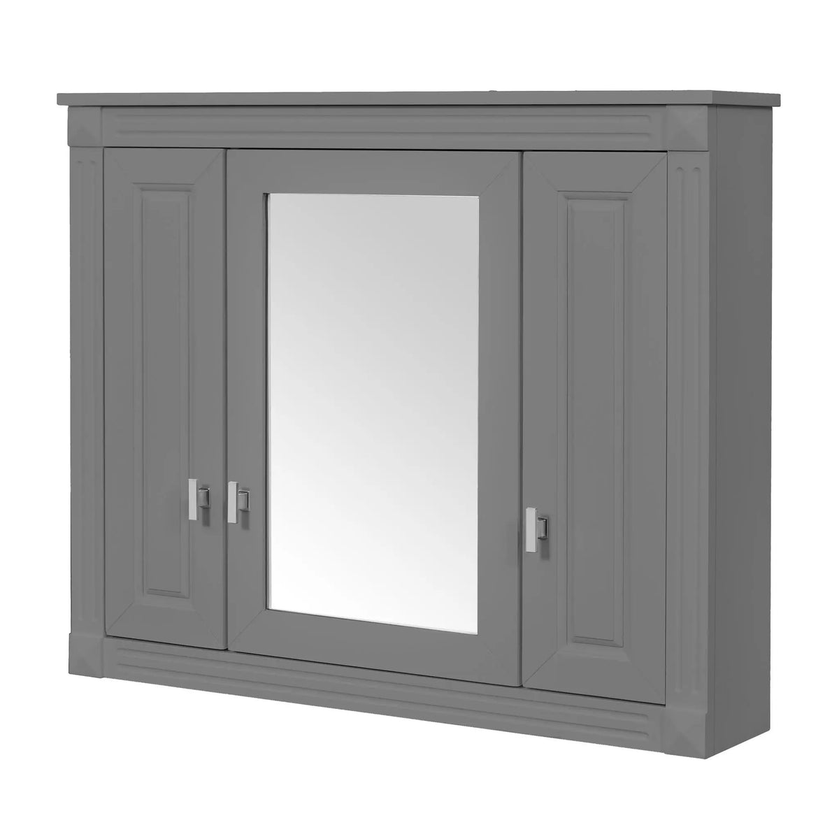Wall Mounted Bathroom Cabinet | Mirror | 5 Shelves | Rectangular Design