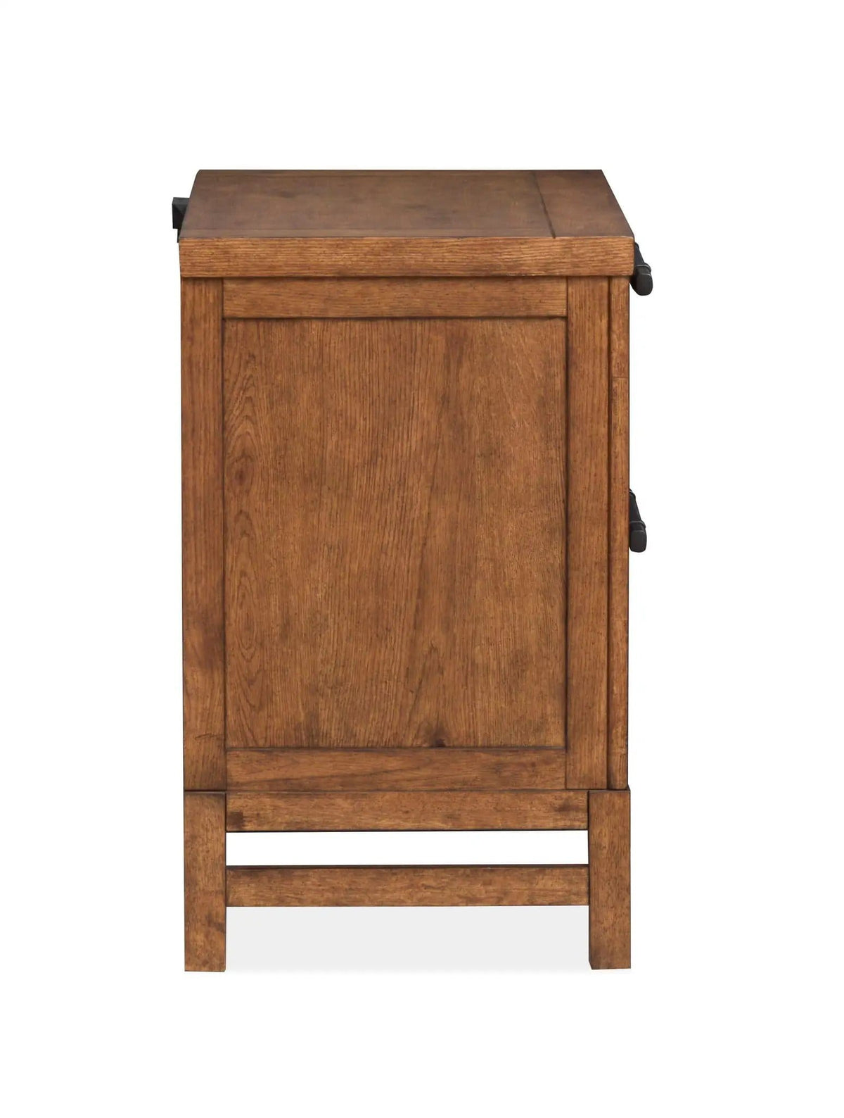 Conway Drawer Nightstand | 17 x 28 x 28 in | Oak Veneer | Honey Wheat