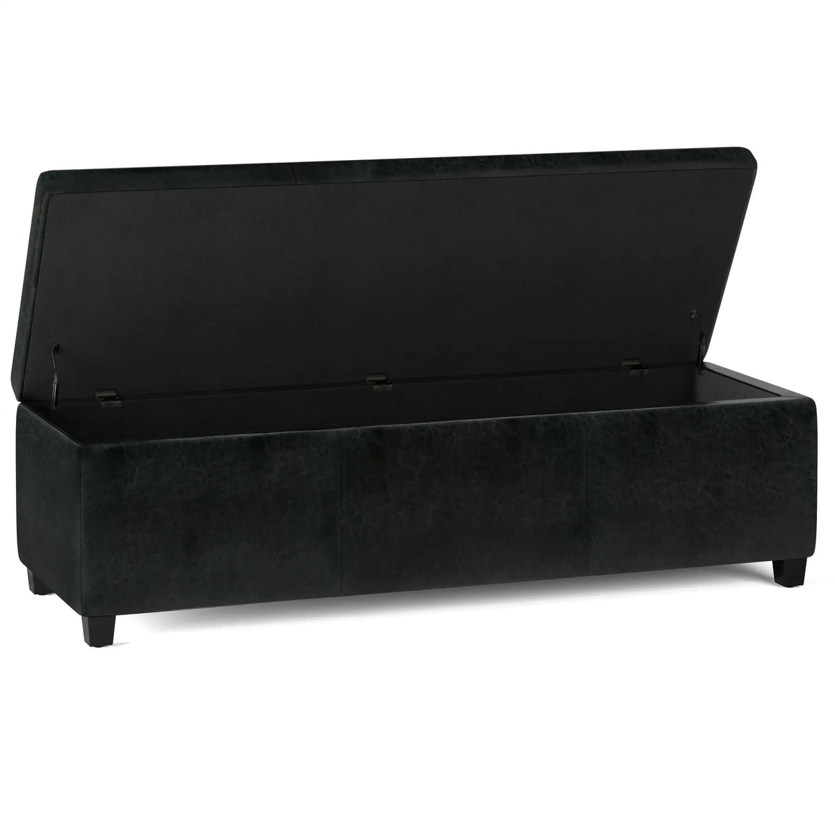 Storage Ottoman Bench | Solid Wood Frame | High Density Foam