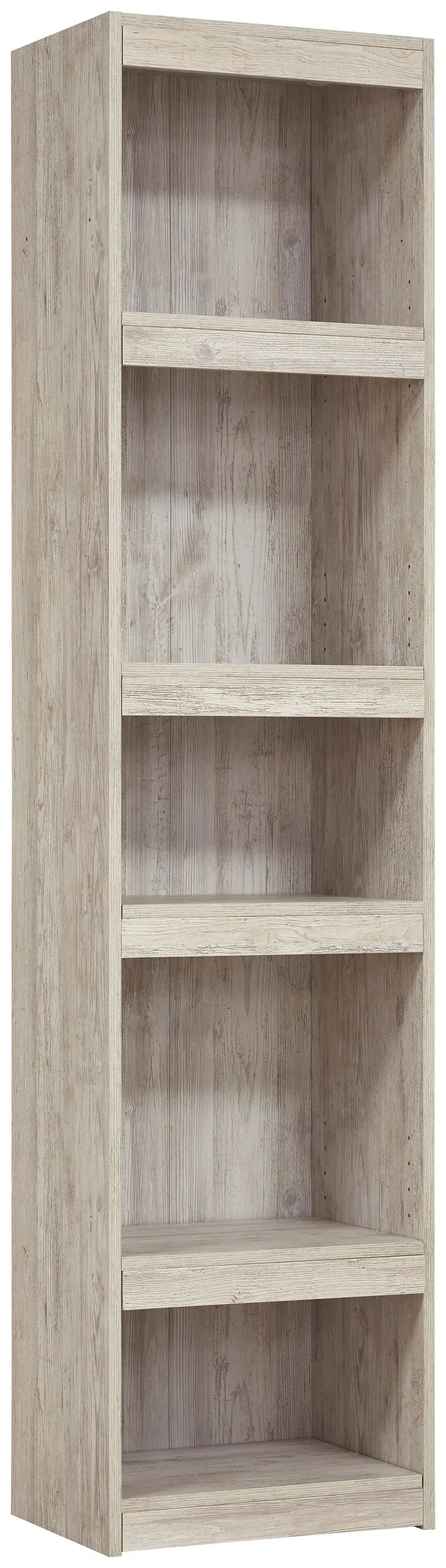 Willowton Pier 4 Shelves | 17.13 x 11.89 x 71.97 in | Engineered Wood & Mdf | Whitewash