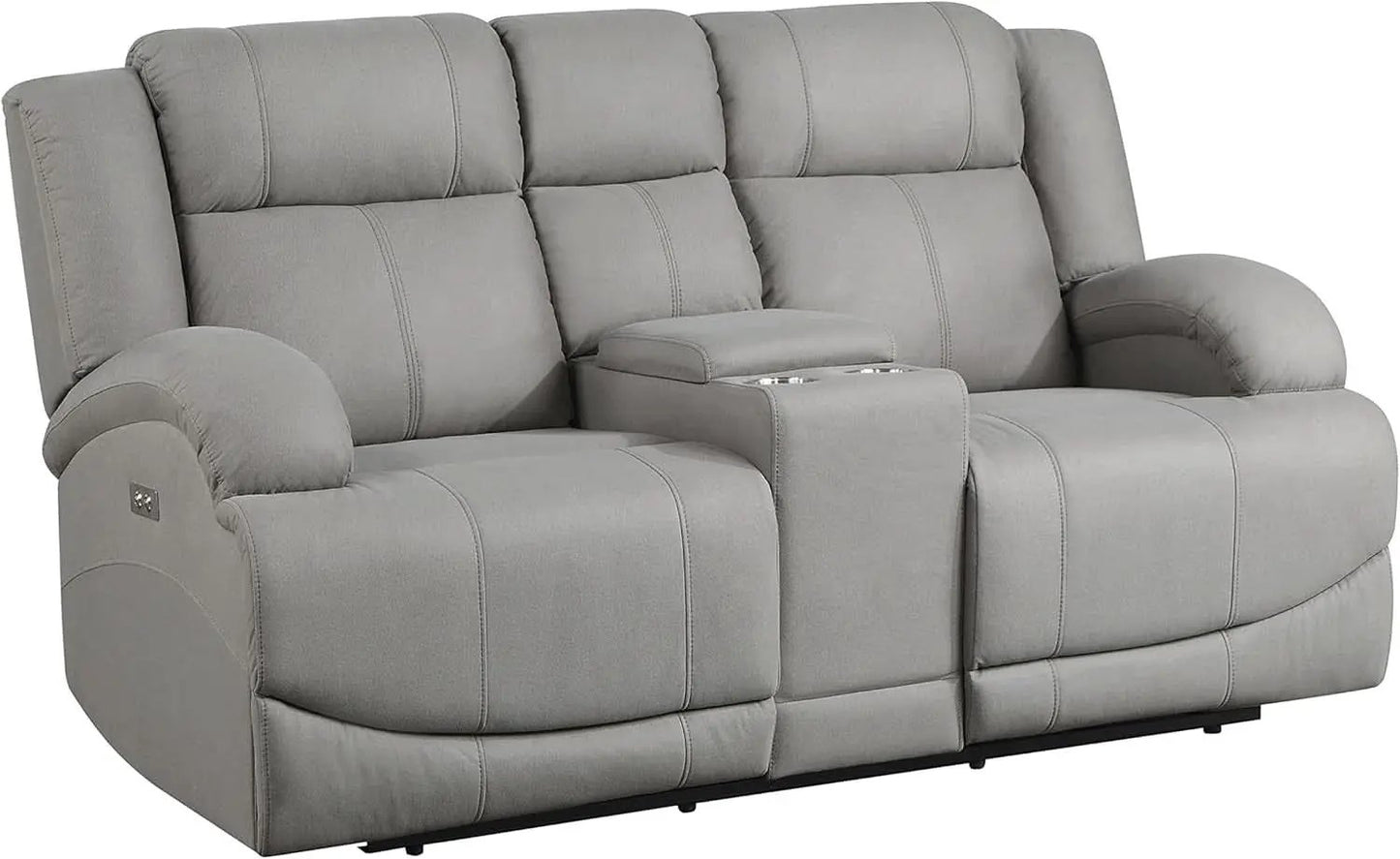 Landwood 3 Piece Power Reclining Living Room Set Gray from PriceLows™