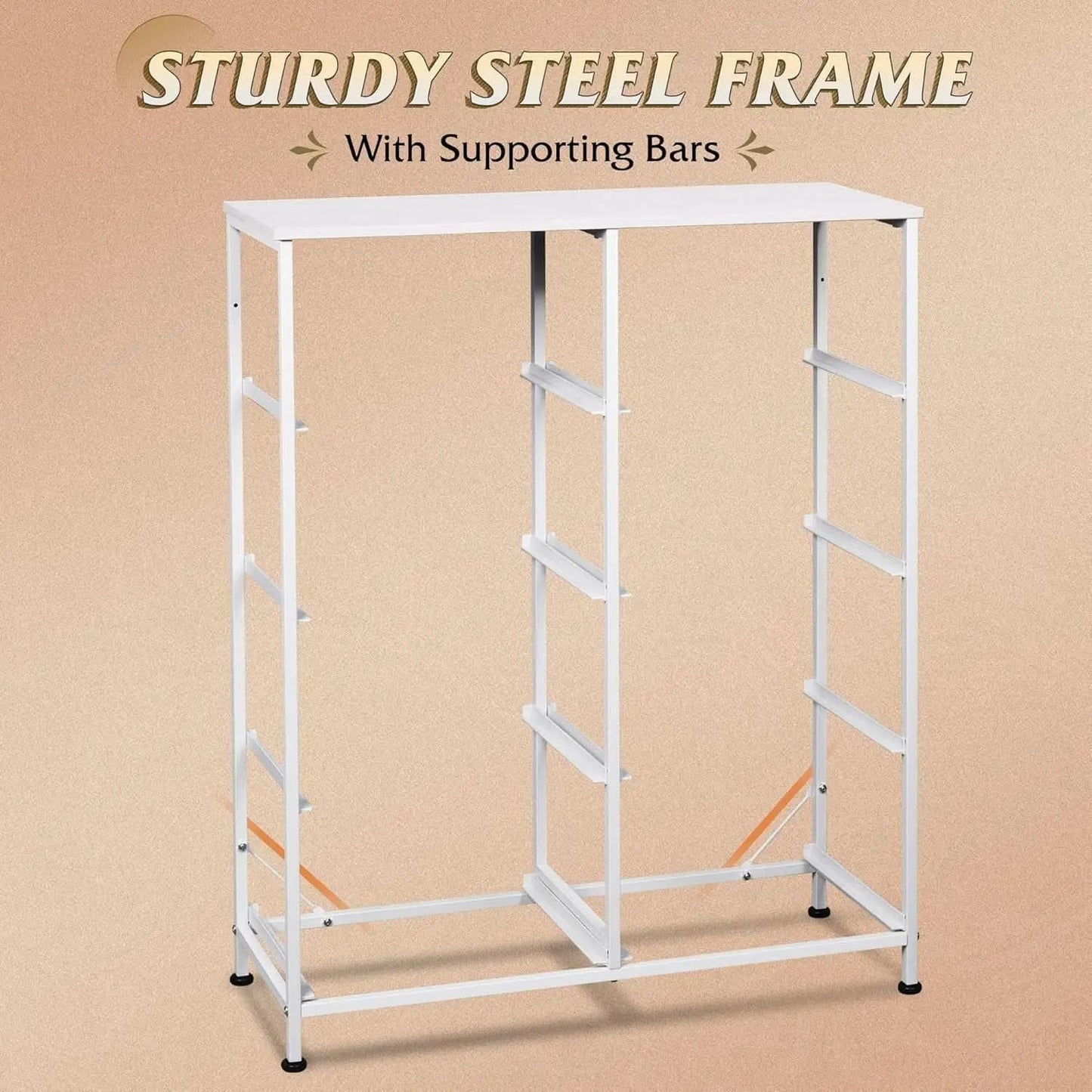 Fabric Dresser For Bedroom Tall White Modern Storage Unit from PriceLows™