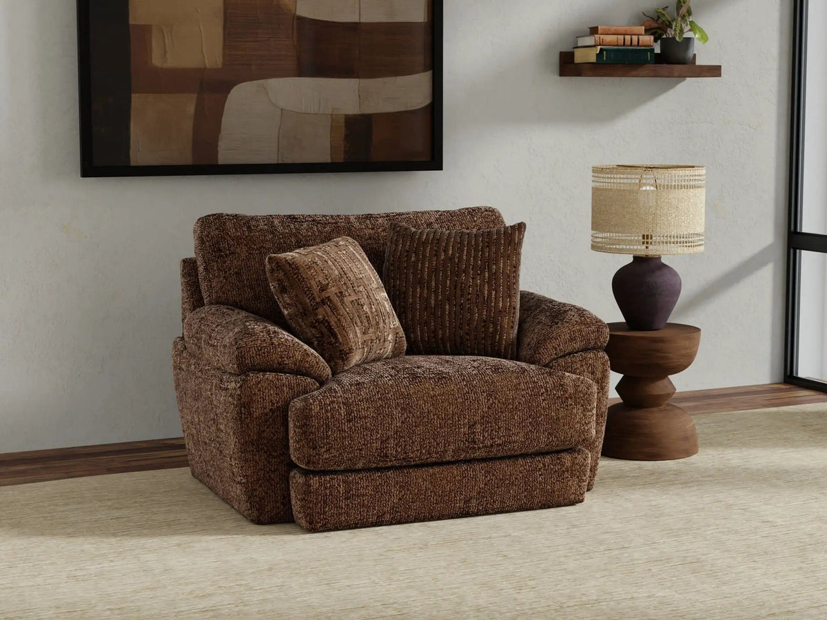 Jaden Chair 1/2 | 2 Pieces | Chenille & Fabric | Living Room