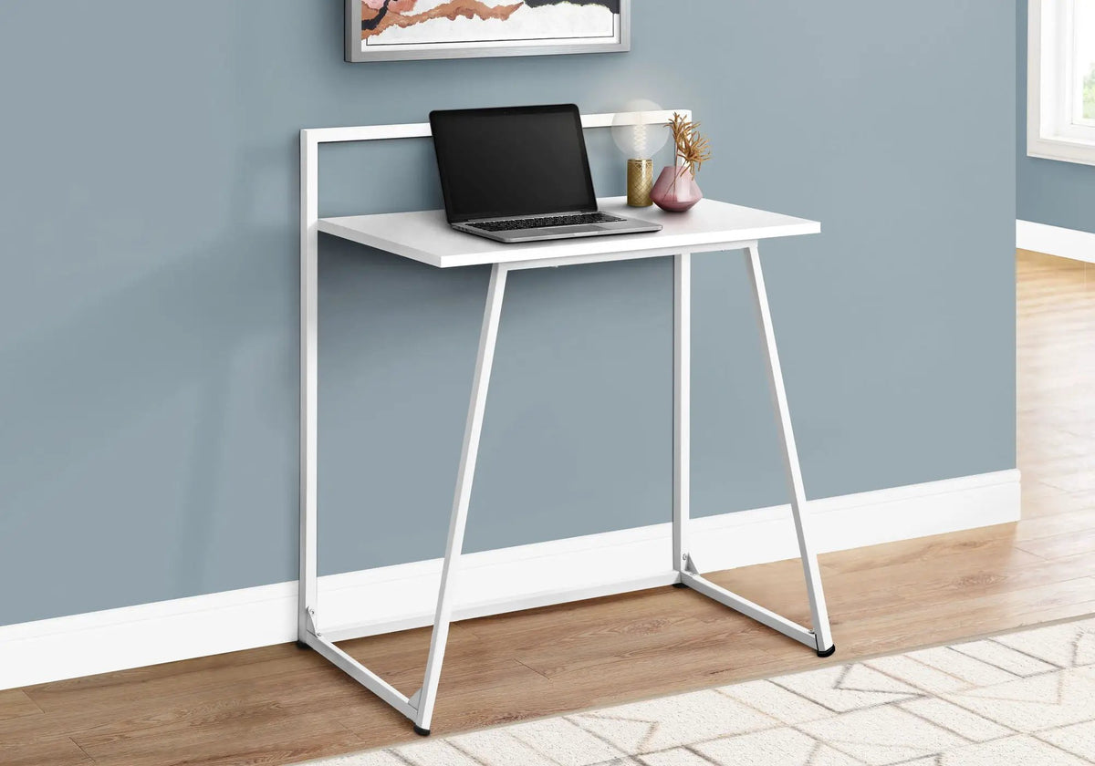 Small Computer Desk | 29.5 Inch Width | Functional Workspace | Easy-Clean Top
