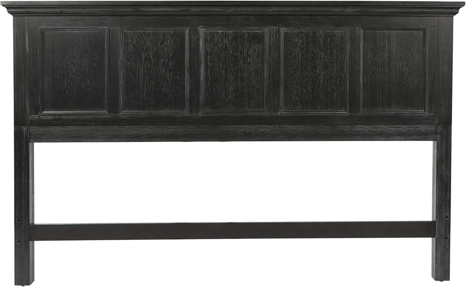 Rustic Black King Headboard - Durable Mahogany Wood from PriceLows™