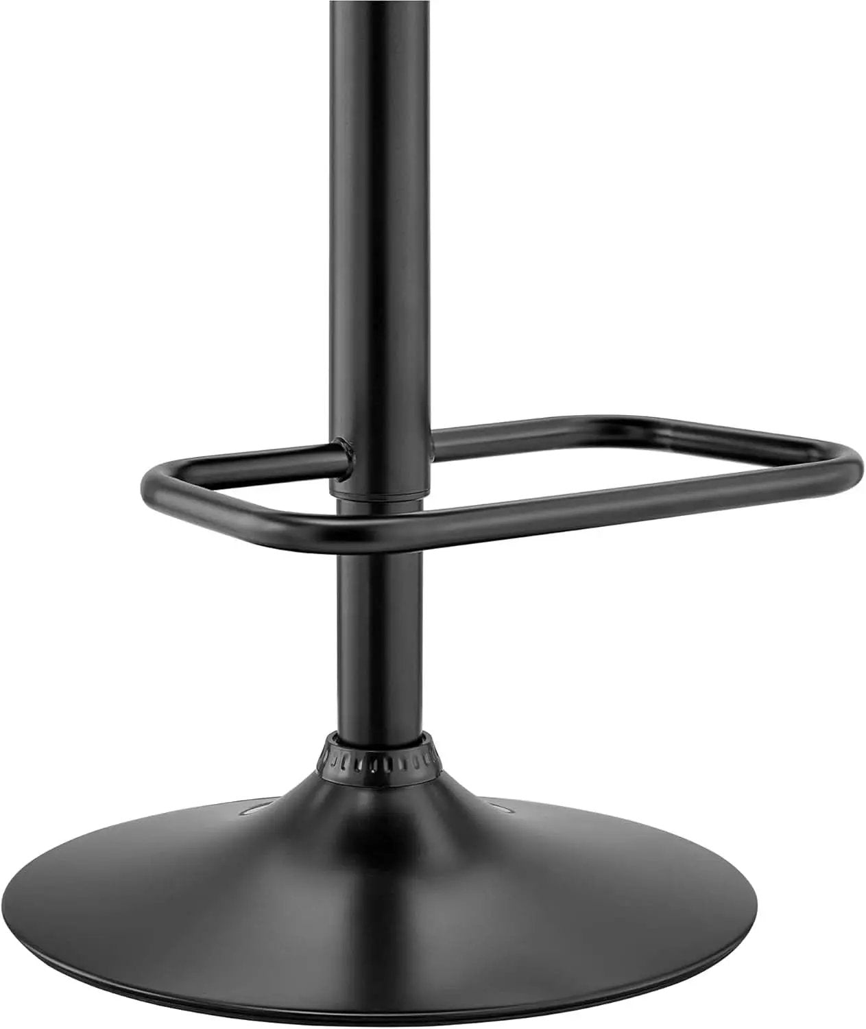 Grey Faux Leather Swivel Bar Stool With Adjustable Height from PriceLows™