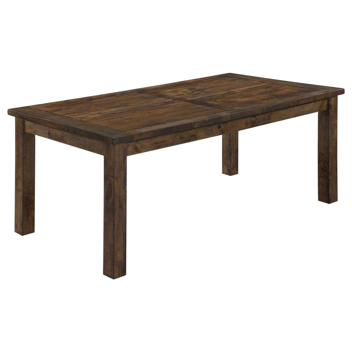 Coleman Rectangular 79-inch Dining Table Rustic Golden | 78.75 x 39.25 x 30.25 in | Dining Room Furniture | Brown