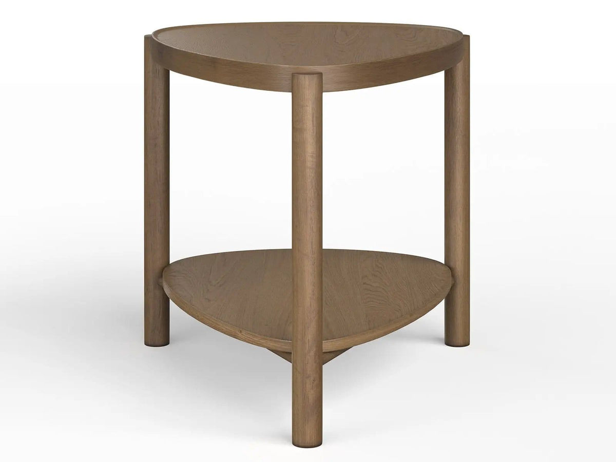 Hadleigh Shaped Accent End Table | 2 Pieces | Wood | Living Room