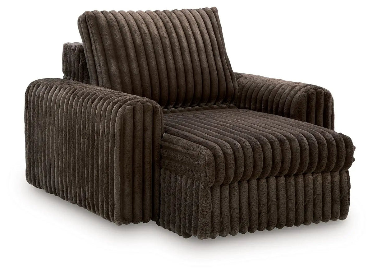 HamlinBay Power Gliding Chaise | Loose Back Cushion | Large Shaped Arms | Power Glide Function
