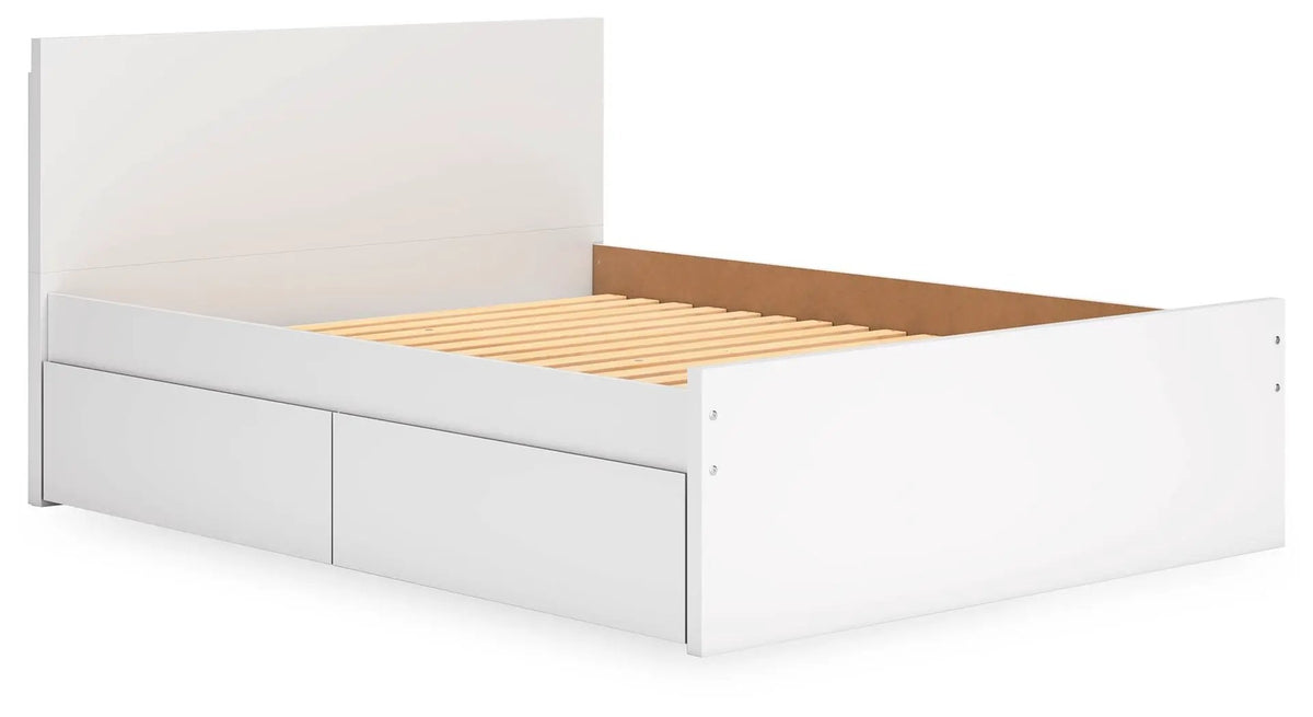 Onita Panel Platform Bed | Minimal Design | Ultra-Clean Lines | Easy-Elegant Solid Finish