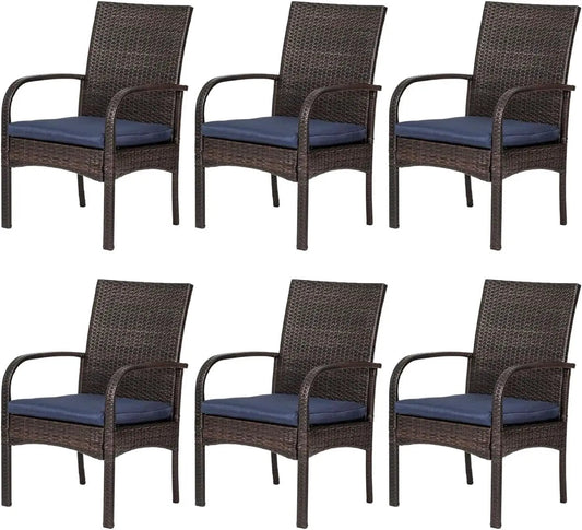 Outdoor Wicker Chair Set with Cushions for Patios from PriceLows™