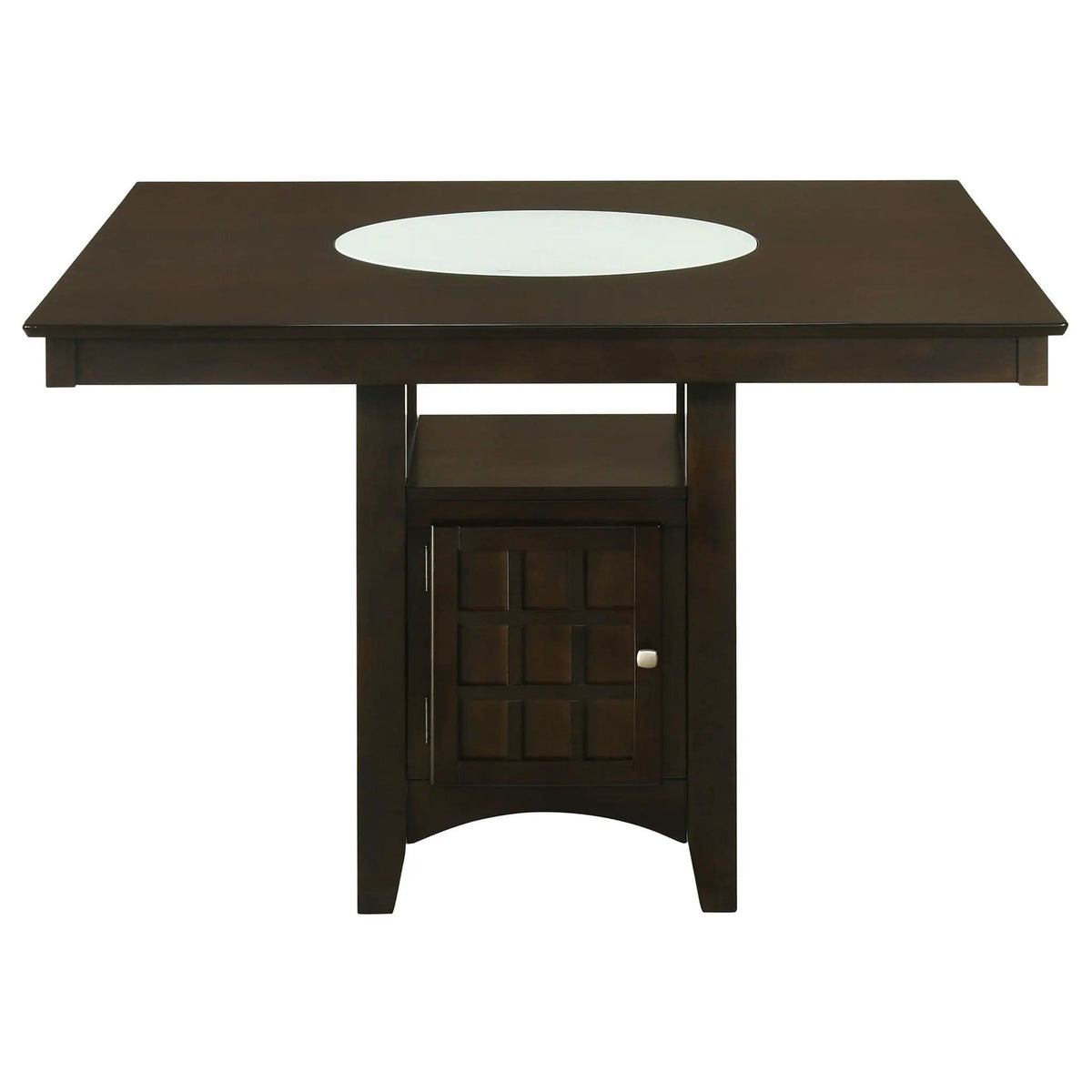 Gabriel 7-piece Square Counter Height Dining Set | 7-Piece Set | Rubberwood & Engineered Wood | Cappuccino