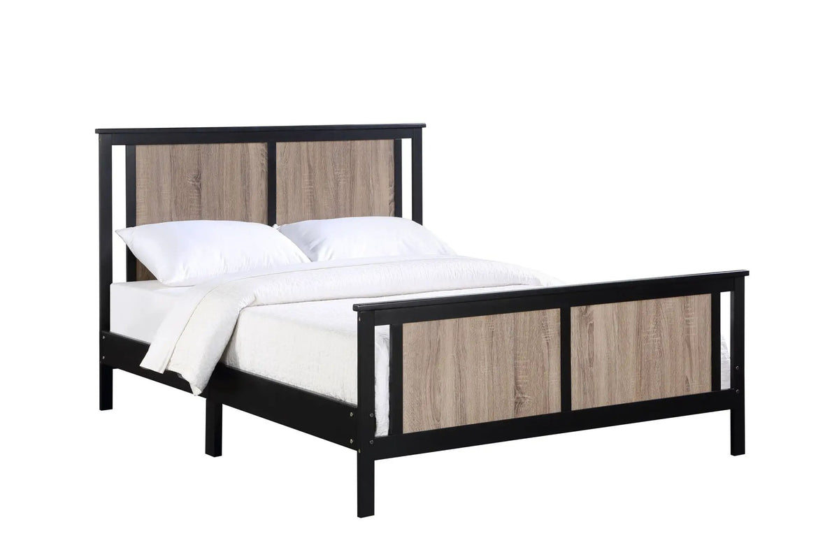 Connelly Twin Panel Bed | Split Panel Headboard | Reversible Back Panel | Traditional Heritage Design