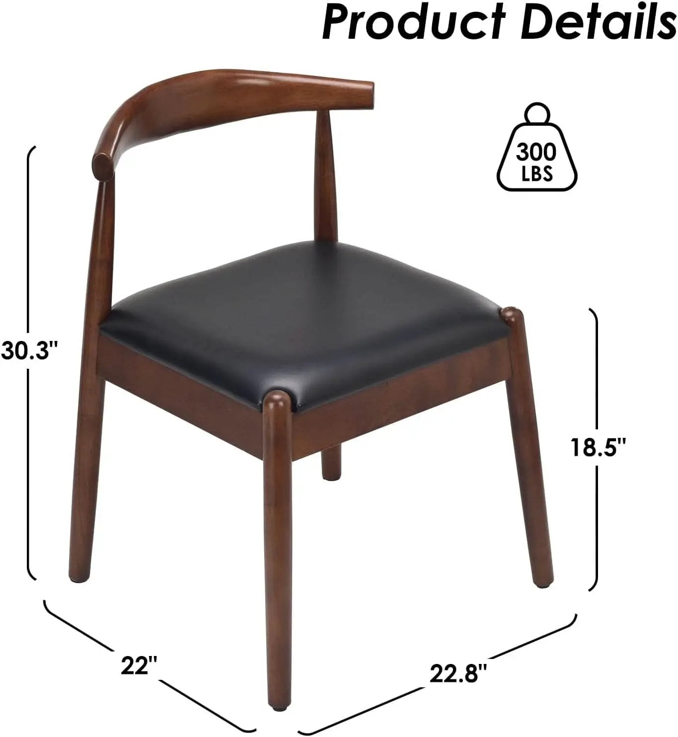 Midcentury Dining Chairs With Durable Premium Rope from PriceLows™