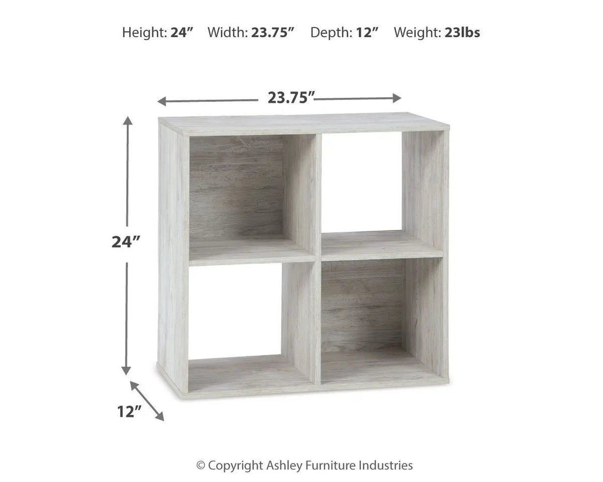 Paxberry Cube Organizer | Whitewashed Eight-Cube Design | Coastal Chic Style | Weatherworn Finish