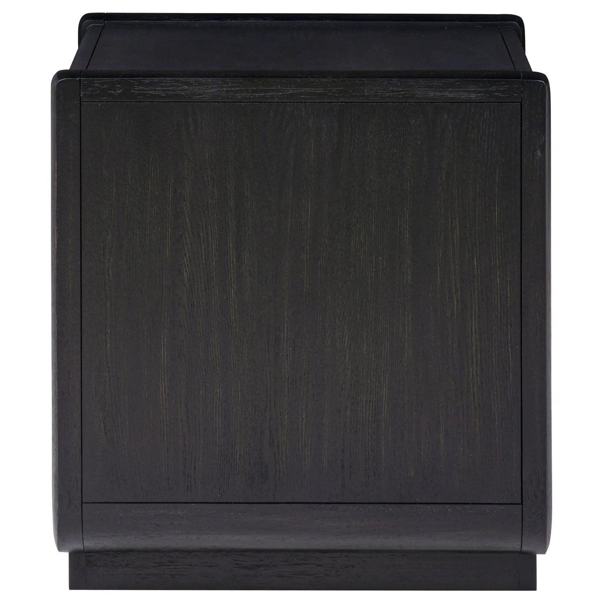 Leandro 1-drawer Wood Occasional Side End Table Burnished | 24 x 22 x 24.25 in | Engineered Wood & Veneer | Black