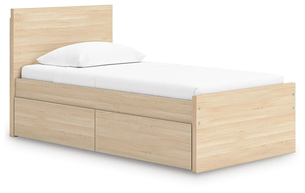 Onita Panel Platform Bed | Minimal Design | Ultra-Clean Lines | Easy-Elegant Solid Finish