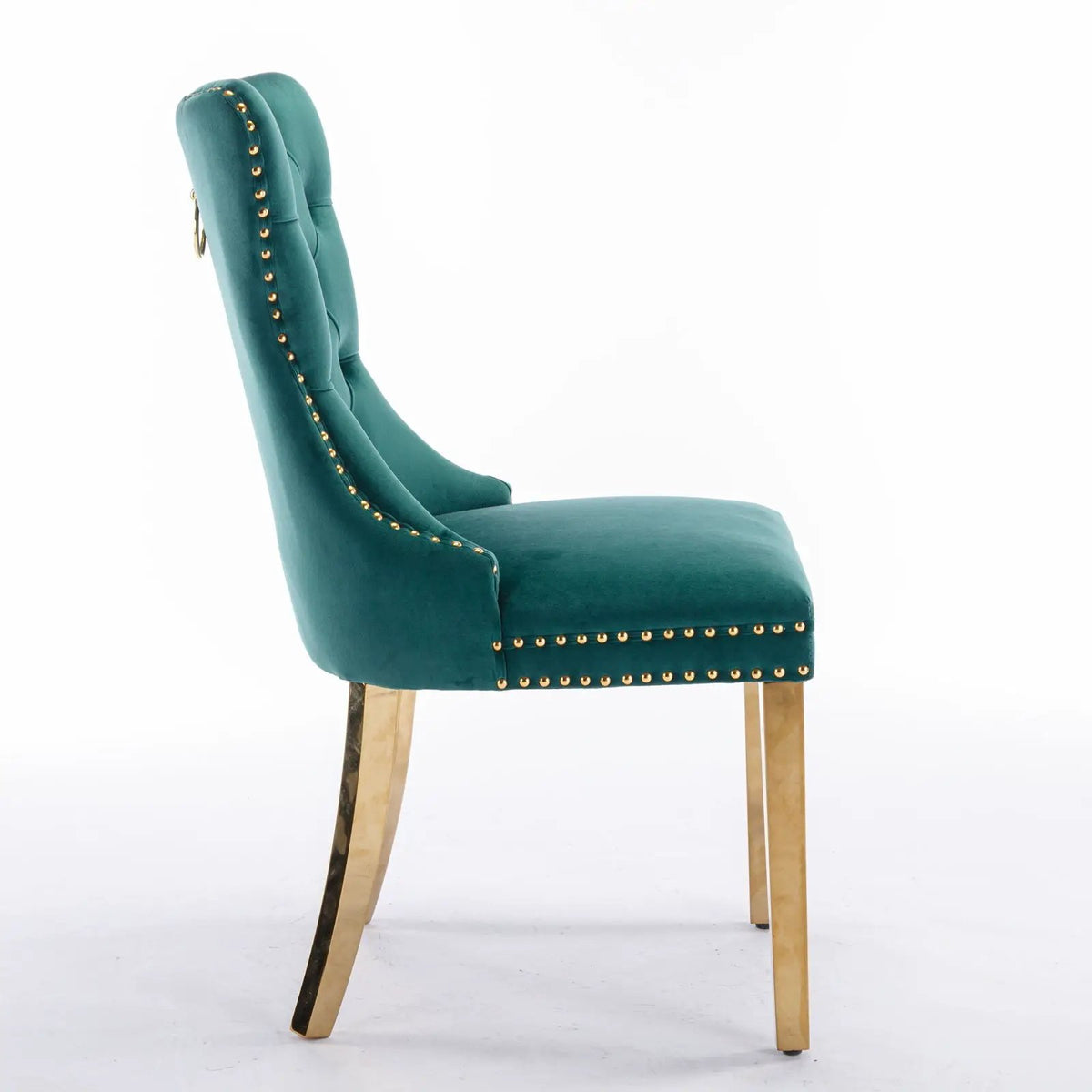 Dining Chair | Tufted Upholstery | Solid Wood Frame | Set Of 2