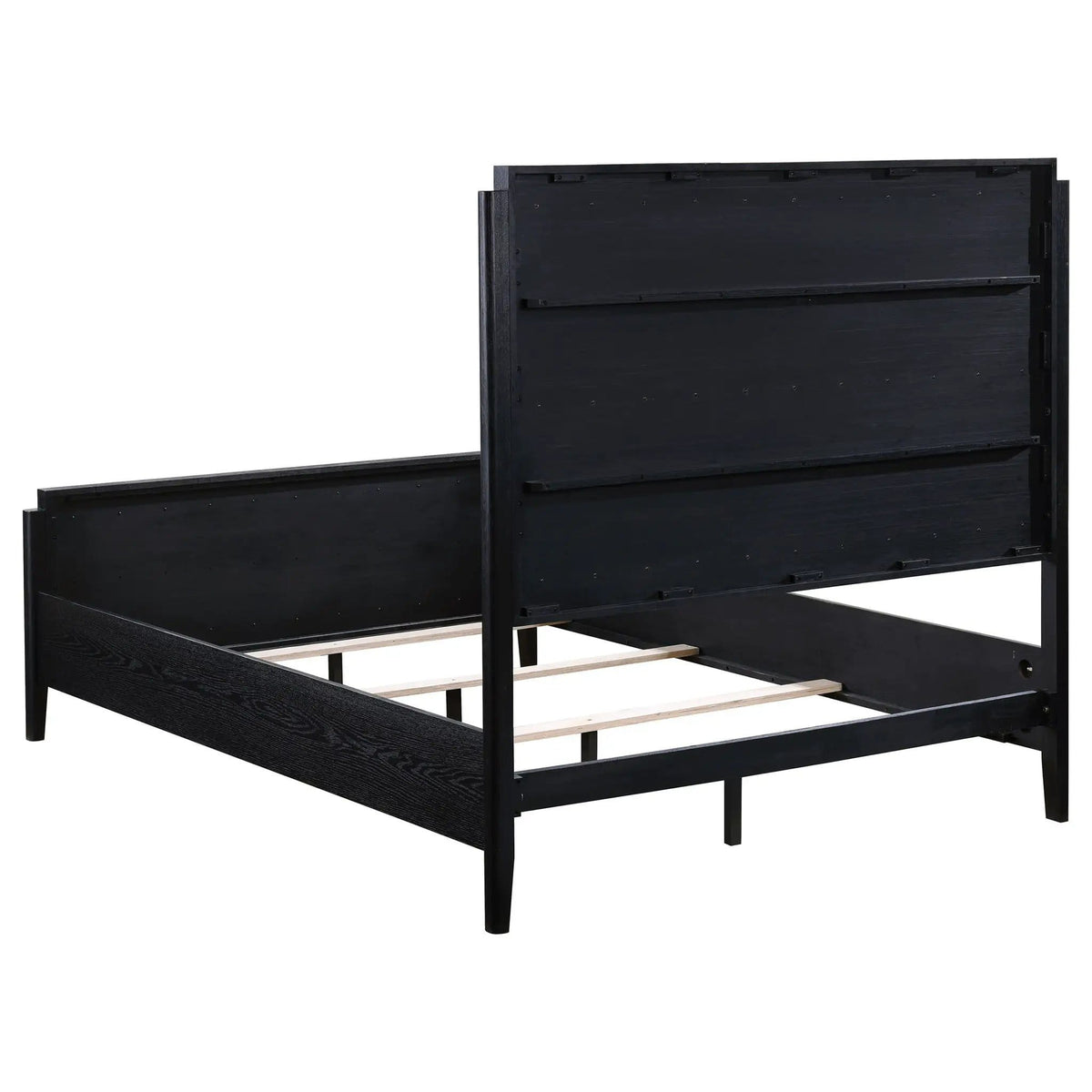 Brookmead 5-piece Upholstered Queen Bedroom Set | 5-Piece Set | Fabric | Black