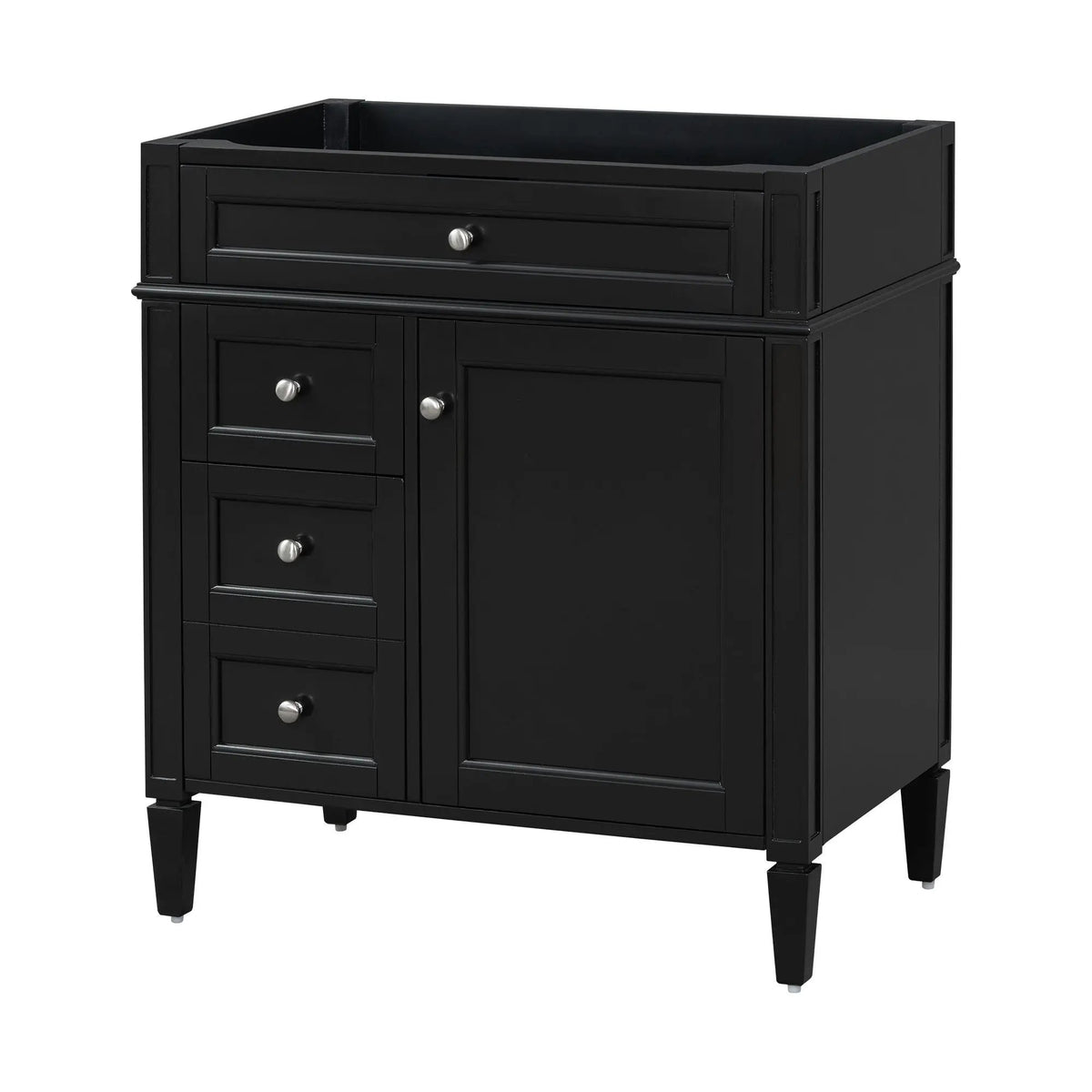 Bathroom Vanity | 3 Drawers | Blue Finish | Tip Out