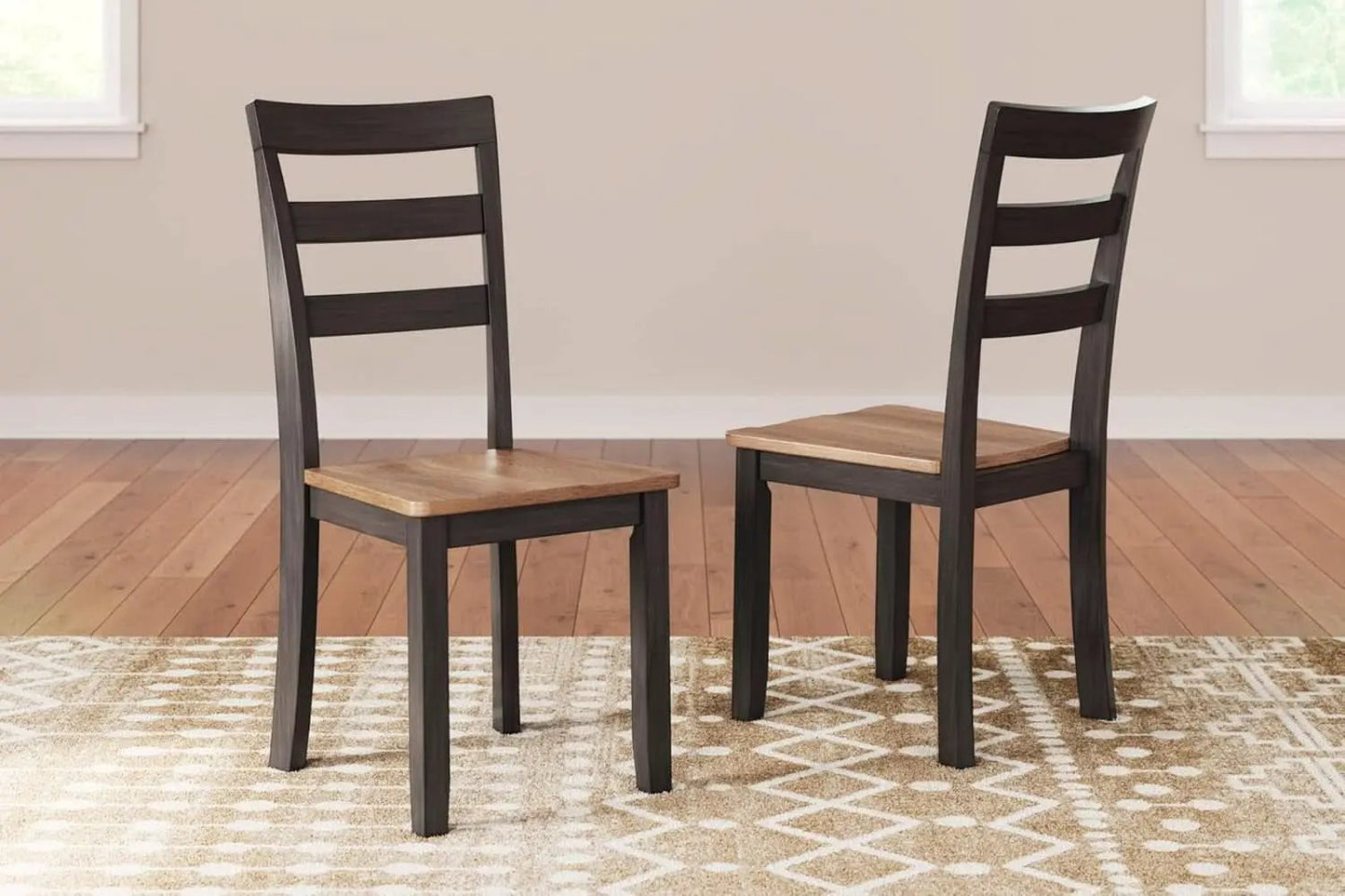 Gesthaven Solid Wood Dining Chair Set of 2 Natural Brown from PriceLows™