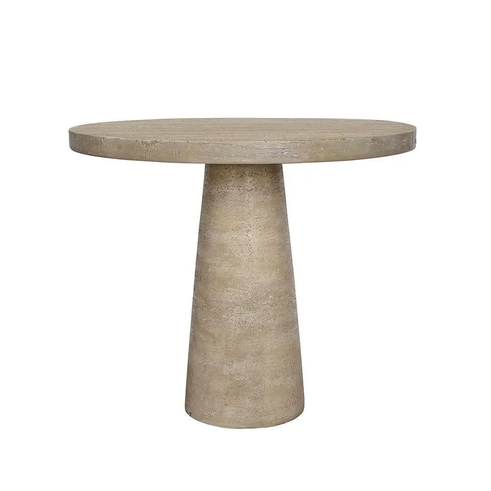 Round Pedestal Dining Table | 36 Inch Diameter | Magnesium Construction | Compact Size