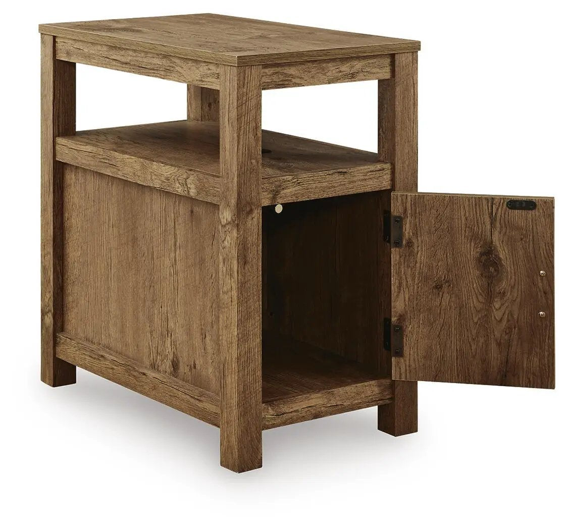 Fendenmore Chairside End Table | Storage Cabinet | Sofa-Side Function | Stylish Design