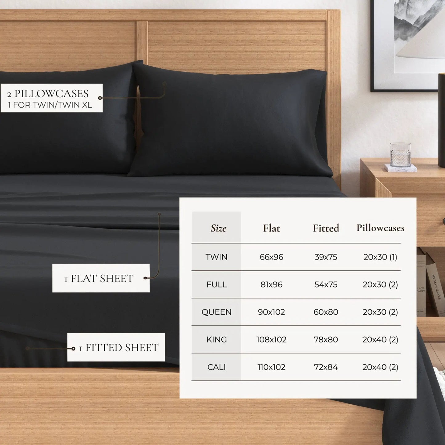 Cotton Solid Flannel Sheet - Nordic Collection from PriceLows™