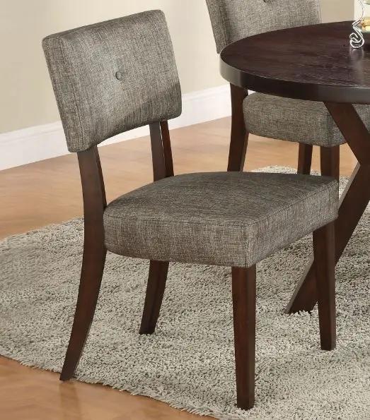 Drake Side Chairs | Set Of 2 | Gray | Padded Seat And Back