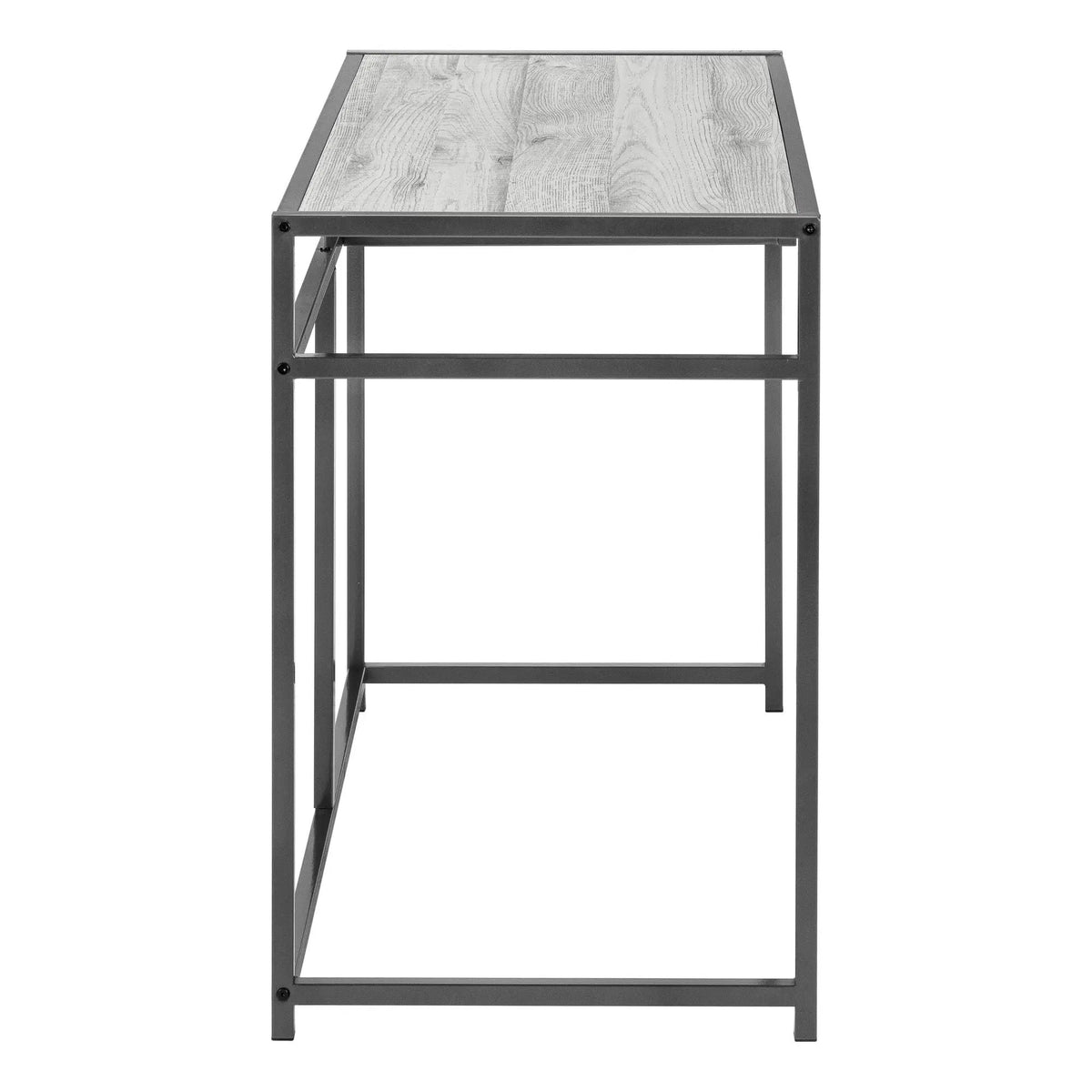 Laptop Computer Desk | 1 Storage Drawer | Slender Metal Frame | Space-Saving Contemporary Design
