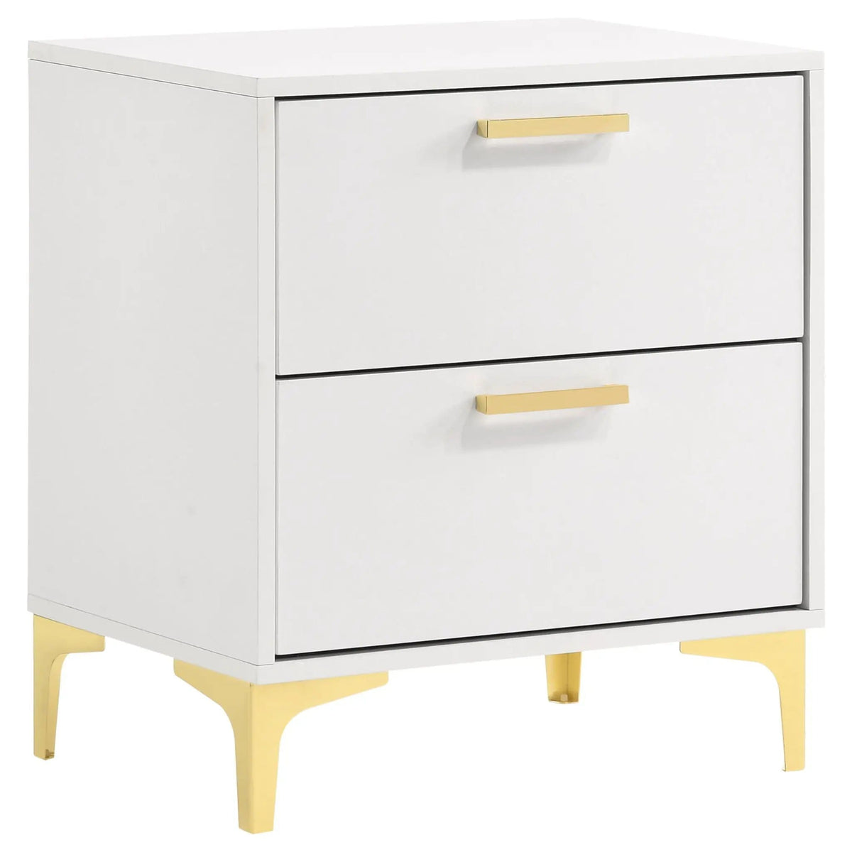 Kendall 2-drawer Nightstand | 21.75 x 15.75 x 24.75 in | 2-Drawer | White